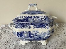 Spode blue italian large soup - italian,