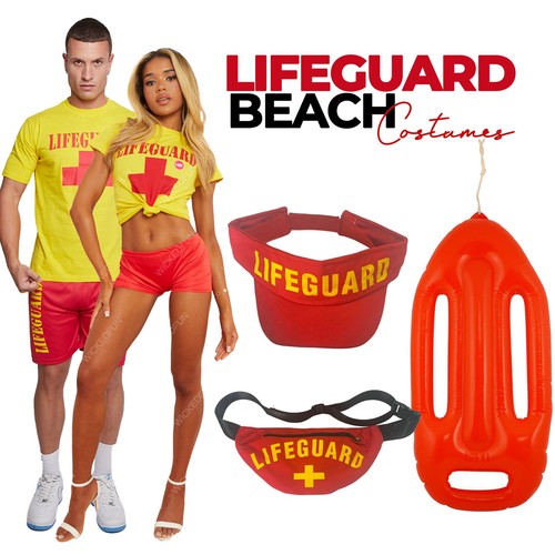 Lifeguard beach costume top - lifeguard,
