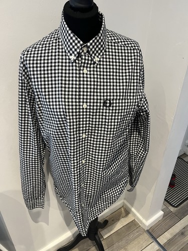 Fred perry gingham check shirt - gingham,