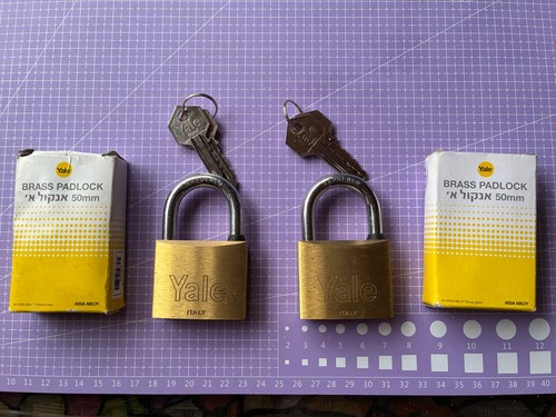 Yale padlock hardened - x,
