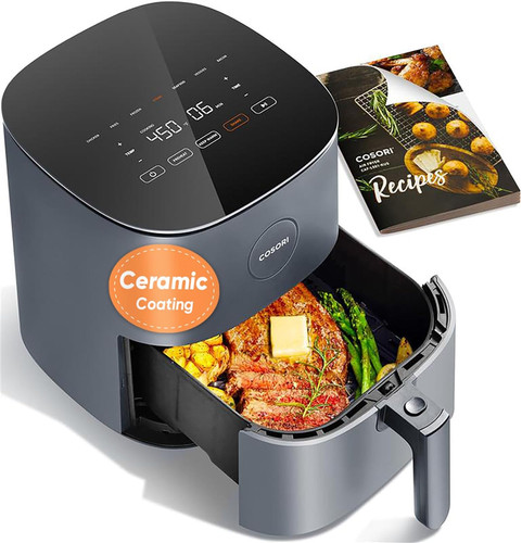 Grey air fryer - grey, 5