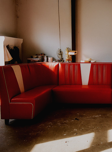 Restaurant booth seating bench - booth,