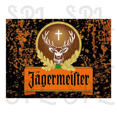 Jagermeister retro style - style, metal