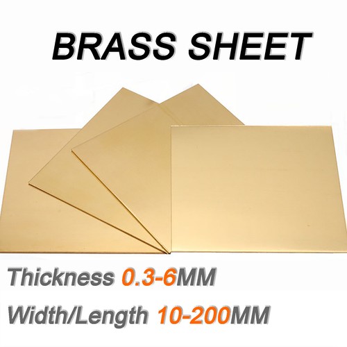 Natural brass sheet - natural,