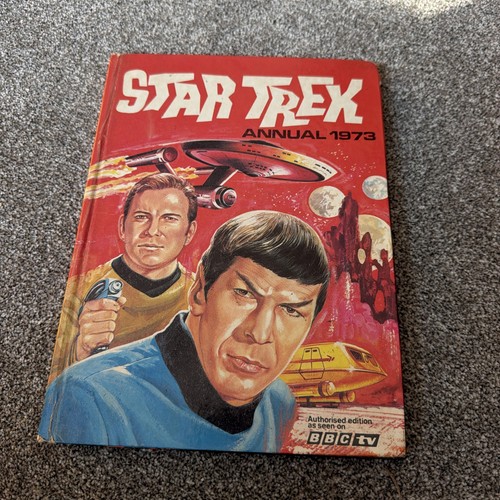 Star trek 1973 annual hardback - star,