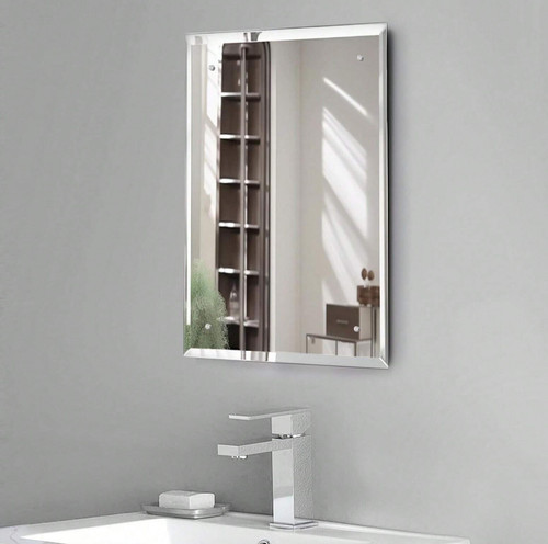 Bathroom mirror wall - mirror, mounted