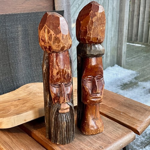 Rastafarian couple wood - rastafarian,