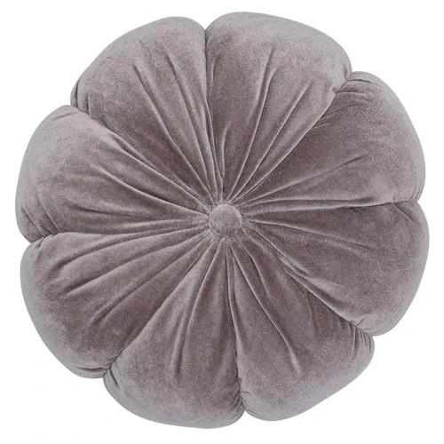 Velvet flower shaped cushion - flower,