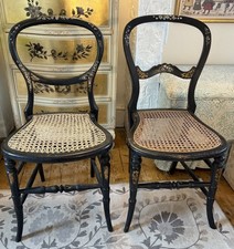 Victorian ebonised balloon - x,
