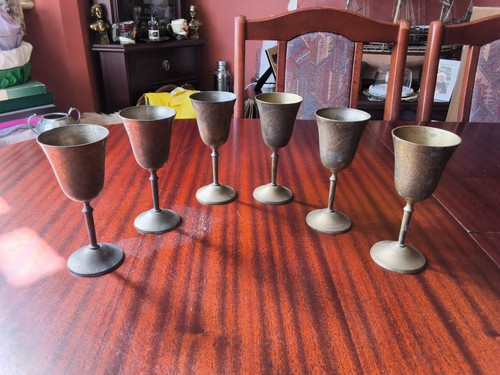 Vintage epns goblets - 6,