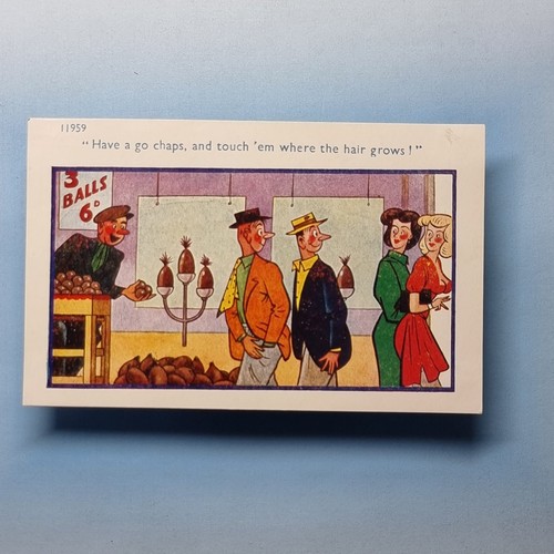 Saucy comic postcard c1965 - saucy,