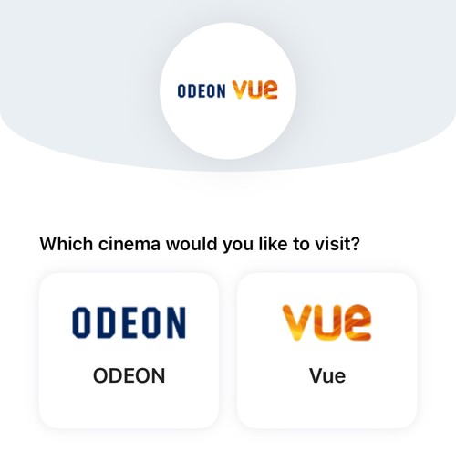 Off an odeon or vue - 50%,