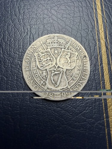 Victoria 1899 silver florin - victoria,