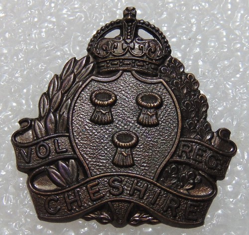 Cheshire volunteer regiment - cheshire,