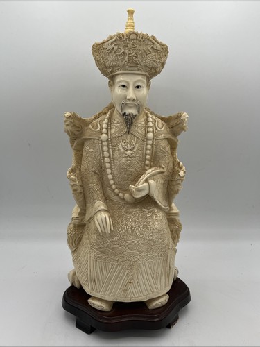 Vintage chinese emperor - chinese, carved