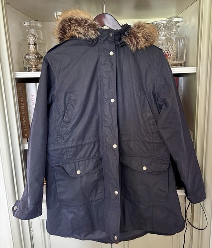 Navy barbour bridport wax - navy,