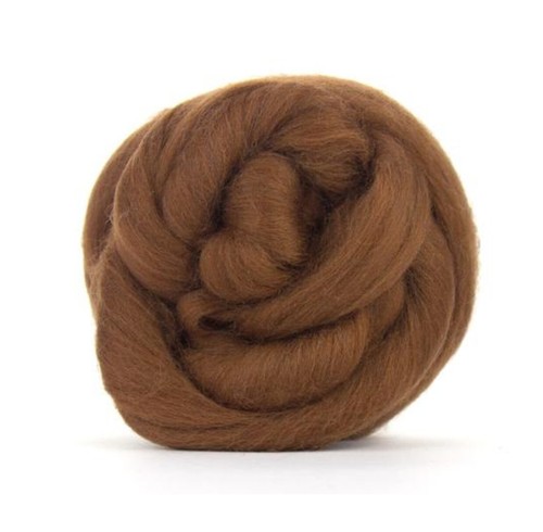 Brown merino wool dyed - merino, fibre