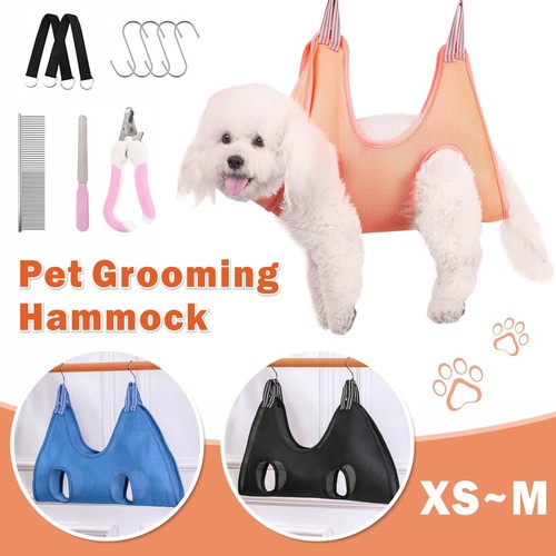 Pet grooming sling hammock - sling, dog