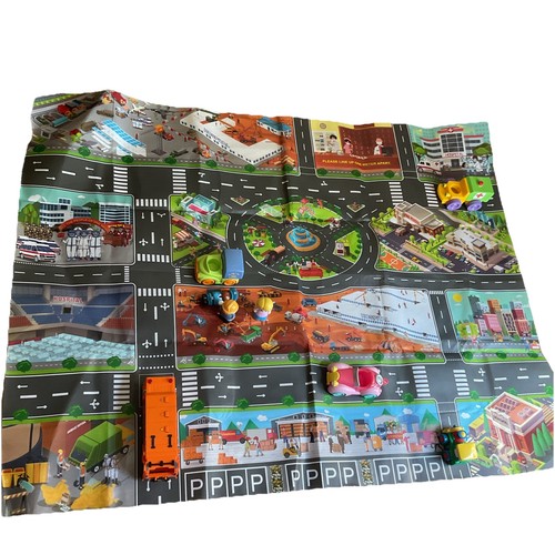Foldout fabric town - road, play