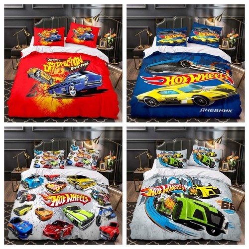 Hot wheels duvet cover boys - cover,