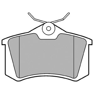 Delphi lp565 brake pad - delphi,