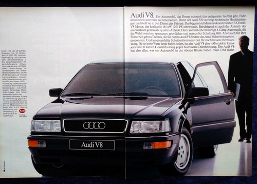 Audi with 250 - v, hp