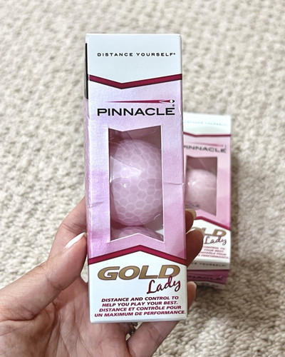 Pinnacle gold lady pink - gold, golf