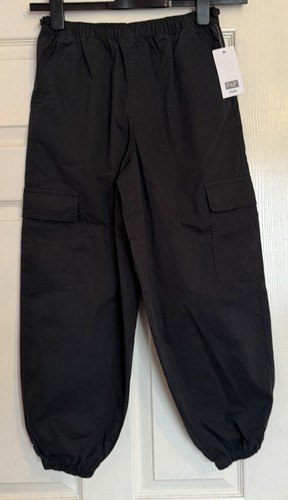 Girls cuffed cargo black - f&f,