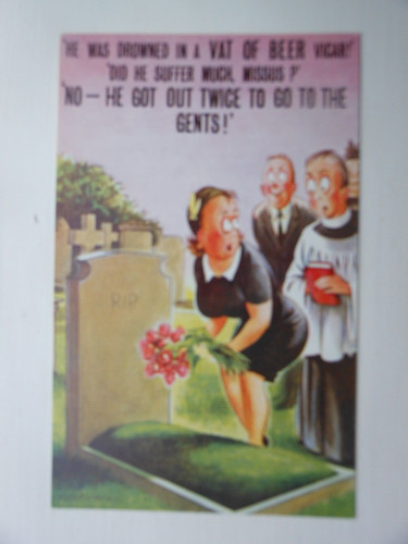 Vintage saucy seaside comic - seaside,