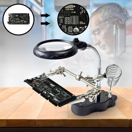 Third hand soldering solder - hand,