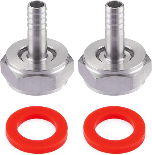 2pcs keg coupler - 2pcs, barb