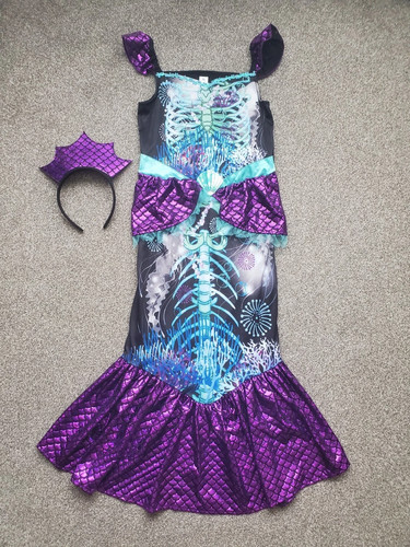 Girls mermaid skeleton - tu,