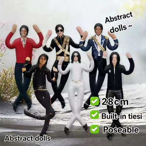 28cm michael jackson cosplay - michael,