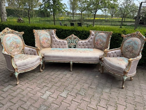 Sofa set french - set, xvi