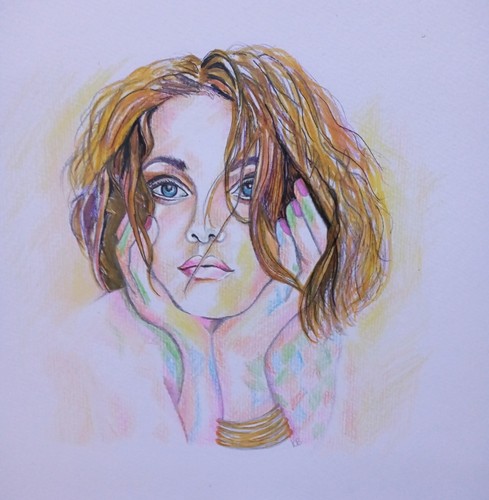Original painting girl - painting,
