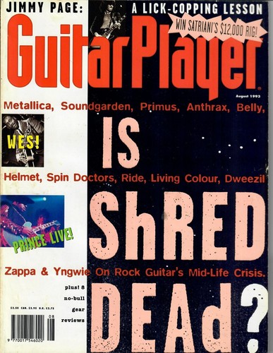 Guitar player magazine august - guitar,