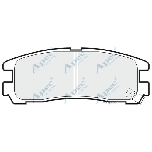 Brake pads set - set, mitsubishi