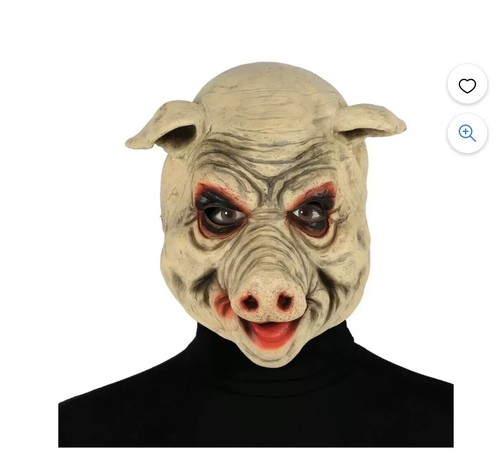 Pig mask halloween monster - pig,