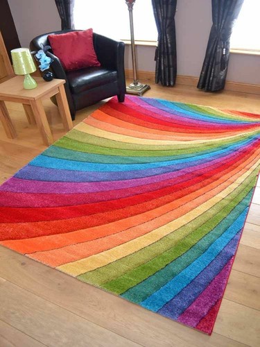 Rainbow rug mat bright - rug,