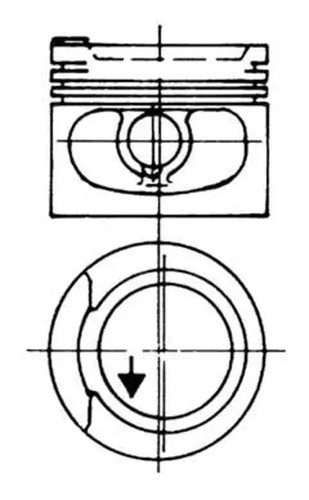 Engine piston 93928600