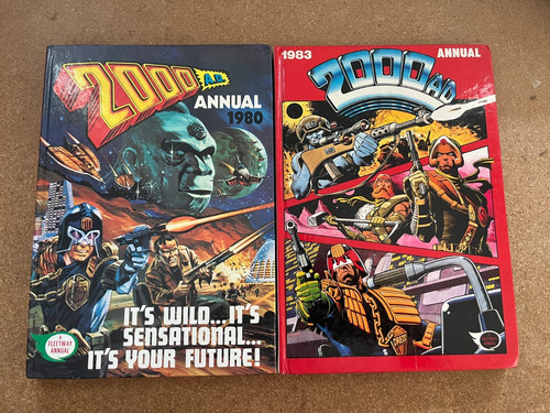 2000ad annuals both - x,