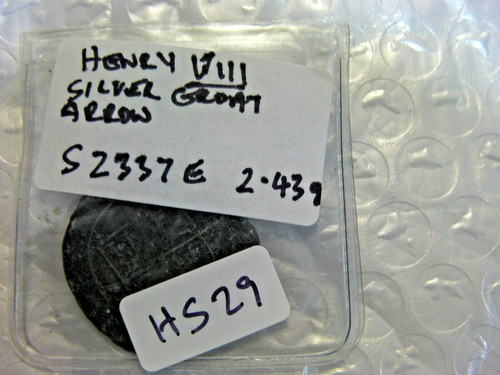 Henry v111 groat - v111,