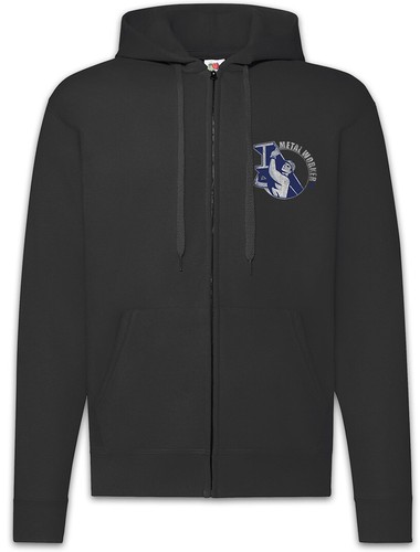 Metal worker zipper hoodie - worker, ii
