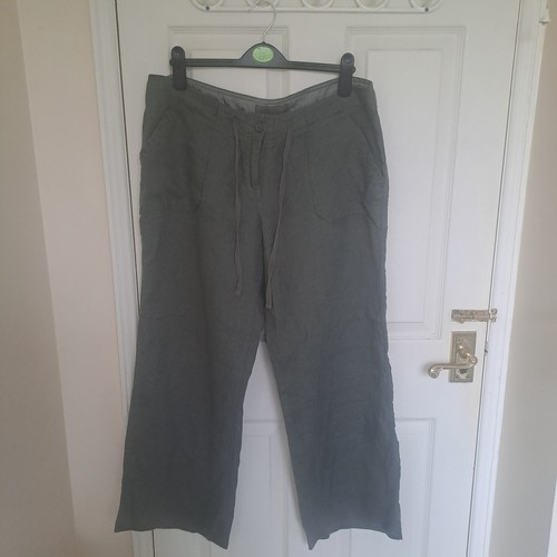 Grey wide linen - wide,