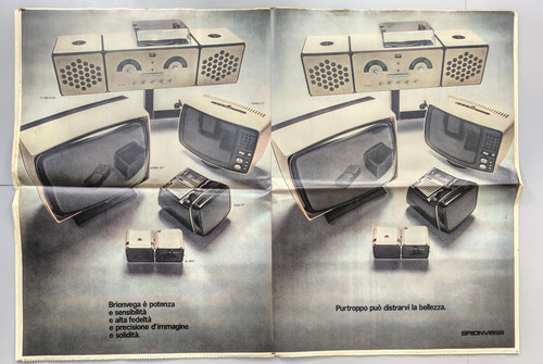 Brionvega clipping advert - brionvega,