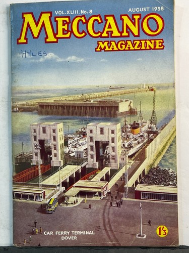 Meccano magazine august - magazine, 1958