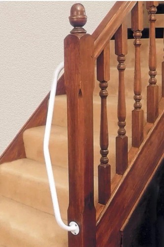Right handed newel grab rail - right,
