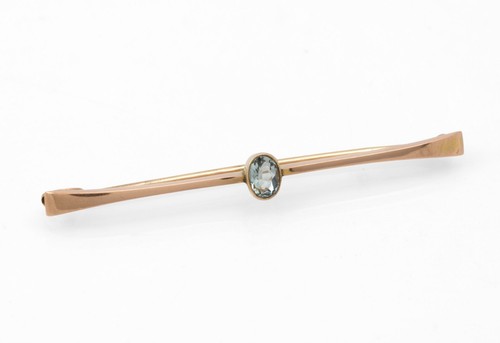 Art deco 9ct - gold, natural