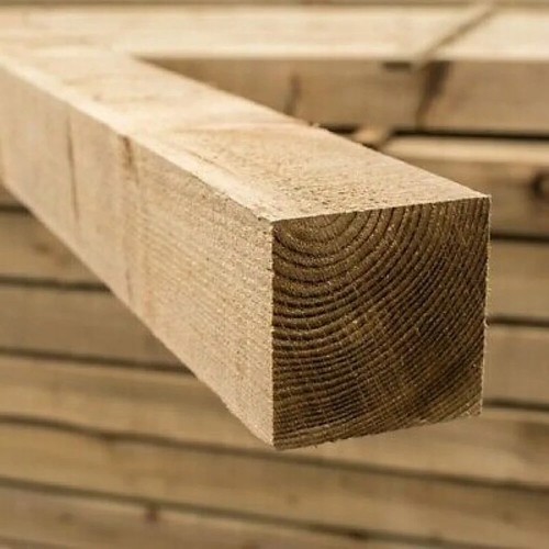 Pressure treated timber - treated,