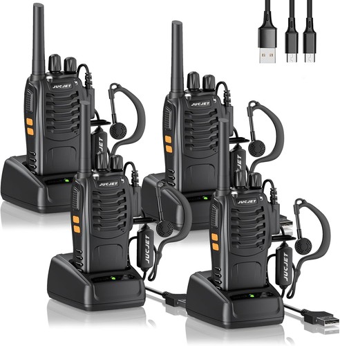 Long range rechargeable walkie - long,
